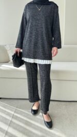 Kırlı Takım - Siyah - Görsel 5