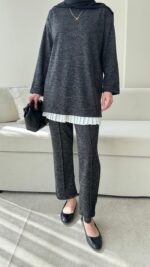 Kırlı Takım - Siyah - Görsel 5