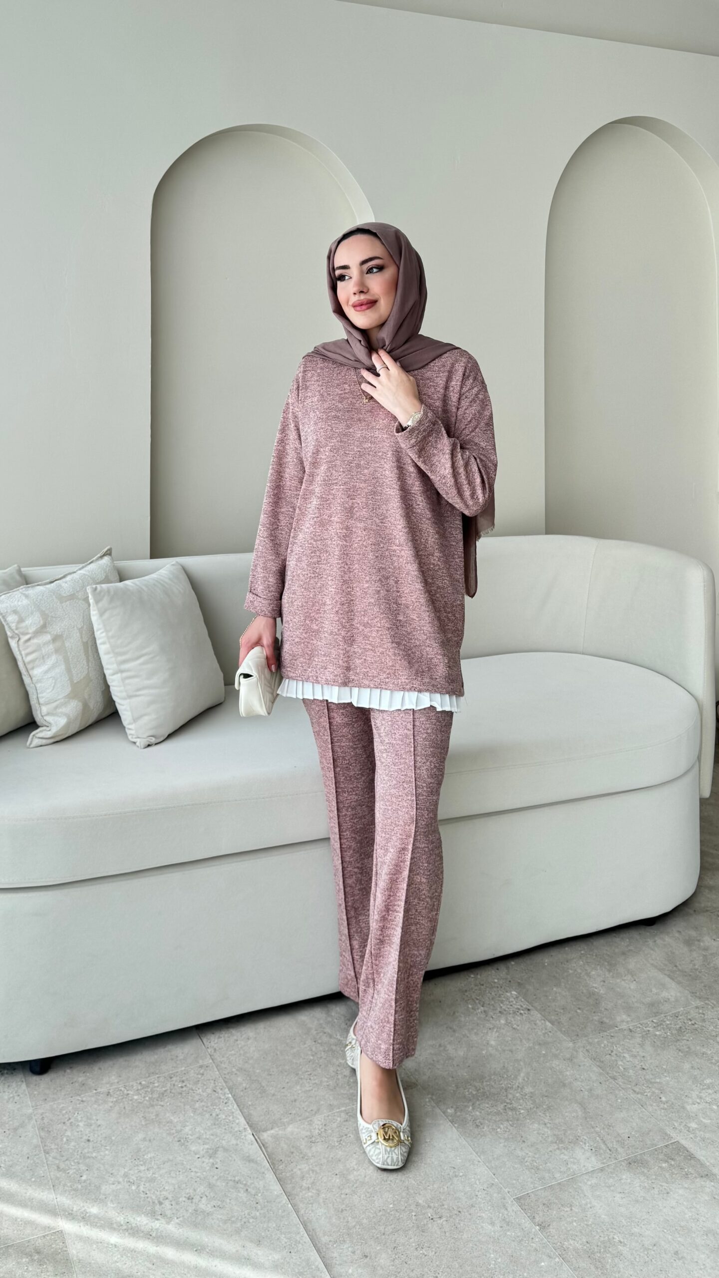 image_1950-2089.jpg Kırlı Takım - Toz Pembe - Görsel 1