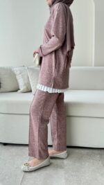 Kırlı Takım - Toz Pembe - Görsel 6