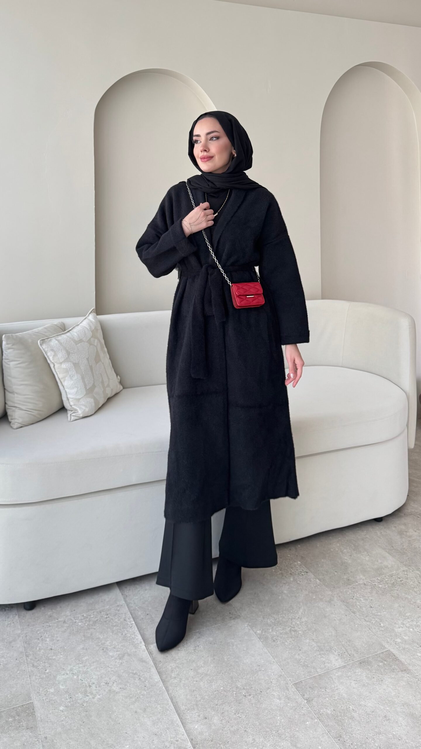 image_1950-2096.jpg Demi Angora Hırka - Siyah - Görsel 1