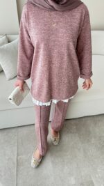 Kırlı Takım - Toz Pembe - Görsel 7