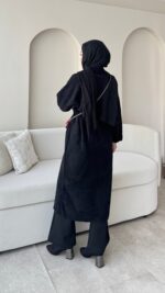 Demi Angora Hırka - Siyah - Görsel 3