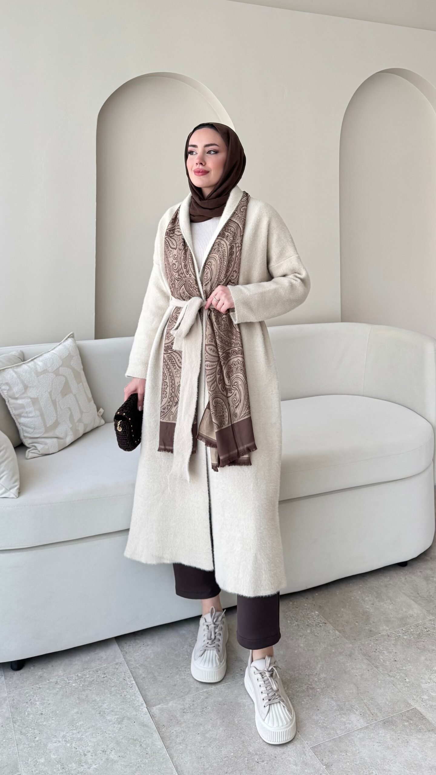 image_1950-2105.jpg Demi Angora Hırka - Taş - Görsel 1