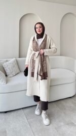 Demi Angora Hırka - Taş - Görsel 5