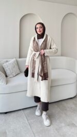Demi Angora Hırka - Taş - Görsel 5