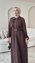 Ena Elbise - Kahverengi - Görsel 3