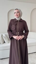 Ena Elbise - Kahverengi - Görsel 4