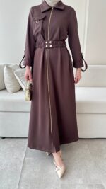 Ena Elbise - Kahverengi - Görsel 6