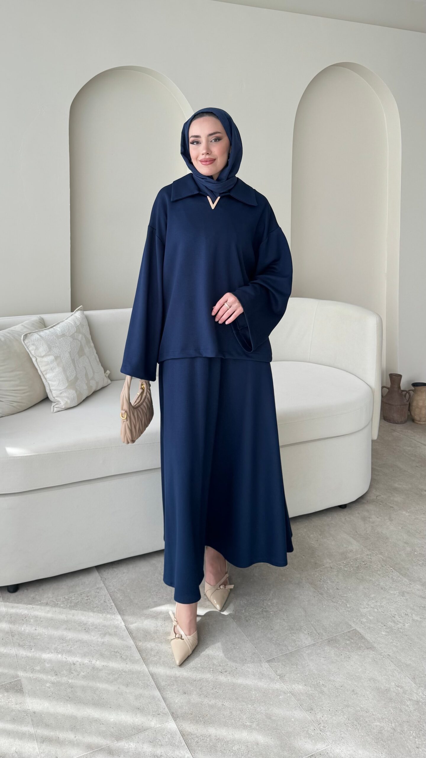 image_1950-2153.jpg Mari Oyşo Takım - Lacivert - Görsel 1