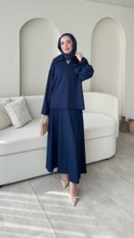 Mari Oyşo Takım - Lacivert - Görsel 2