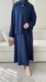 Mari Oyşo Takım - Lacivert - Görsel 4