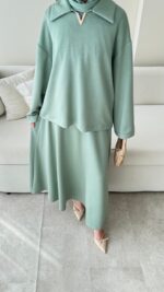 Mari Oyşo Takım - Mint Yeşil - Görsel 4