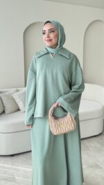 Mari Oyşo Takım - Mint Yeşil - Görsel 5