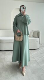 Mari Oyşo Takım - Mint Yeşil - Görsel 8