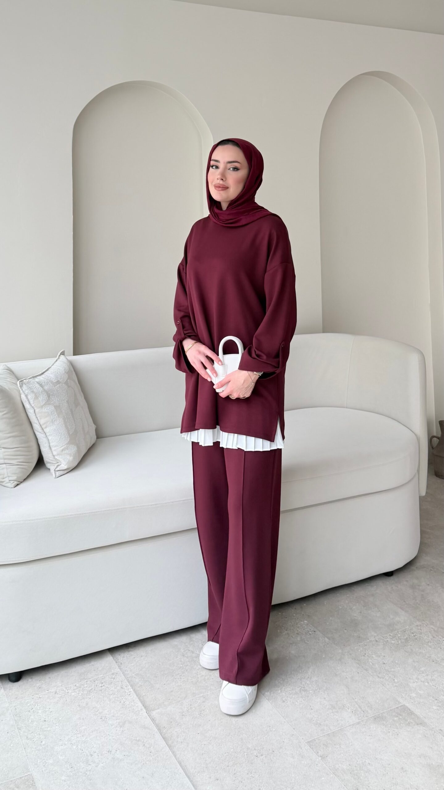 image_1950-2196.jpg Vini Oyşo Takım - Bordo - Görsel 1