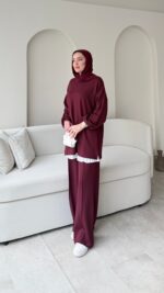 Vini Oyşo Takım - Bordo - Görsel 3