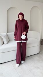 Vini Oyşo Takım - Bordo - Görsel 4