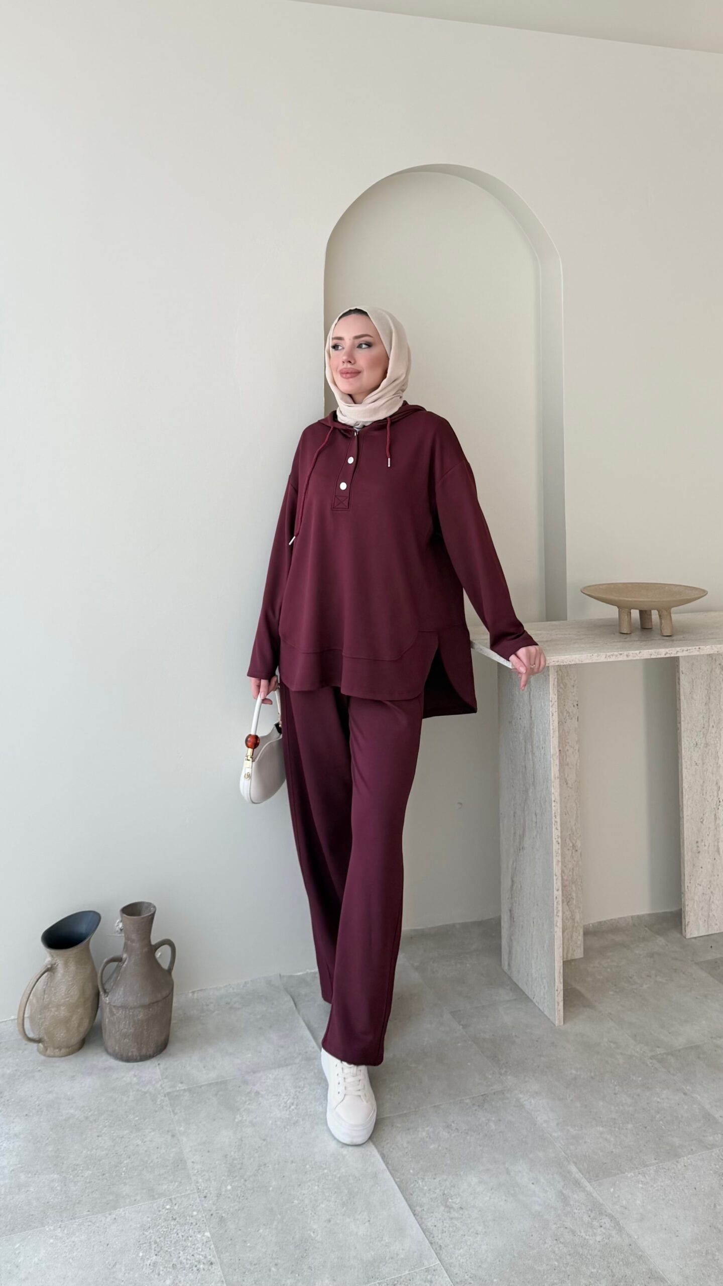 image_1950-2243.jpg Bono Oyşo Takım - Bordo - Görsel 1