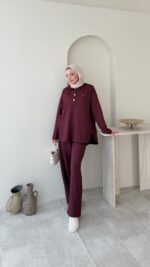 Bono Oyşo Takım - Bordo - Görsel 2