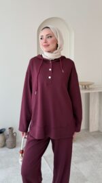 Bono Oyşo Takım - Bordo - Görsel 7