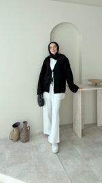 Mirla Triko Hırka - Siyah