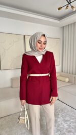 Dore Ceket  - Gül Kurusu - Görsel 7