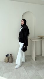 Mirla Triko Hırka - Siyah - Görsel 3