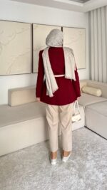 Dore Ceket  - Gül Kurusu - Görsel 8