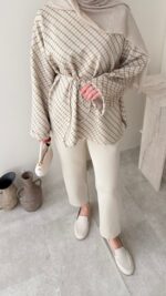 Ekose Scuba Sweat - Yeşil - Görsel 3