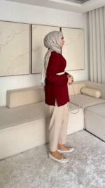 Dore Ceket  - Gül Kurusu - Görsel 10