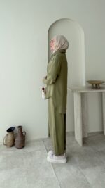 Gisa Fermuarlı Oyşo Takım - Yeşil - Görsel 2