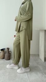 Gisa Fermuarlı Oyşo Takım - Yeşil - Görsel 7