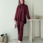 Gisa Fermuarlı Oyşo Takım - Bordo