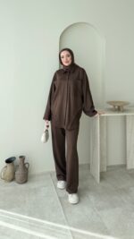 Toma Oyşo Takım - Kahverengi