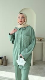 Toma Oyşo Takım - Mint Yeşil - Görsel 3