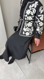 Quan Nakış Ceket - Siyah - Görsel 8