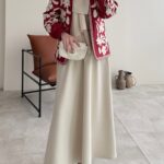 Quan Nakış Ceket - Bordo