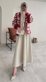 Quan Nakış Ceket - Bordo