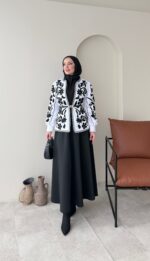 Quan Nakış Ceket - Beyaz