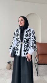 Quan Nakış Ceket - Beyaz - Görsel 4