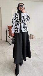 Quan Nakış Ceket - Beyaz - Görsel 8
