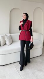 Mişa Yelek - Bordo - Görsel 2