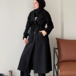 OlÂ Premium Kaşe Kaban - Siyah