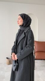 OlÂ Premium Kaşe Kaban - Antrasit ( Ön Sipariş ) - Görsel 5