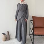 Derne İpek Qupra Takım - Antrasit