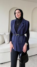 Mişa Yelek - Lacivert - Görsel 3