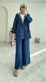 Mare Kot Takım - Lacivert - Görsel 10