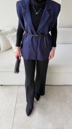 Mişa Yelek - Lacivert - Görsel 4