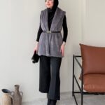 Mira Kürk Yelek - Antrasit